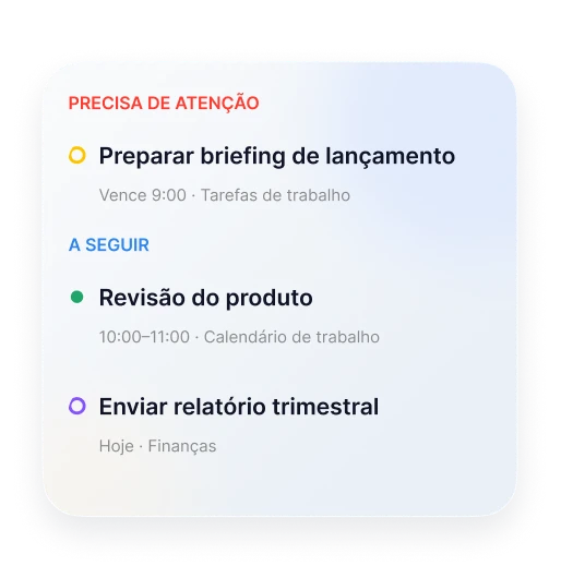 Widget Focus do Oriio na Tela de Início