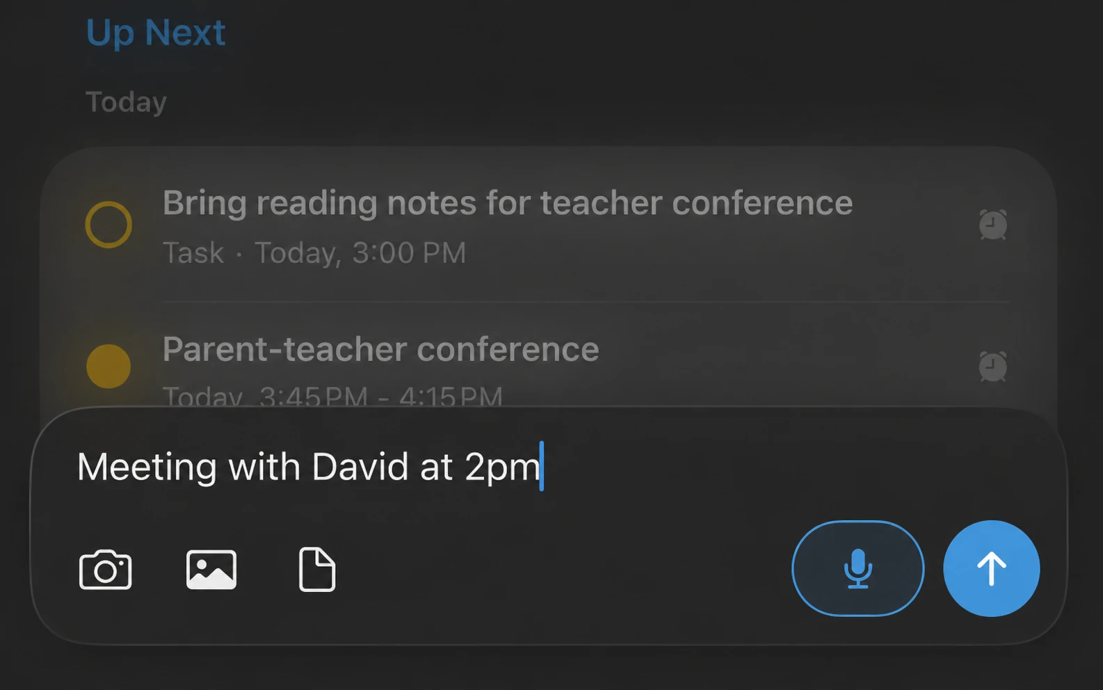 Natural-language planning in the Oriio assistant
